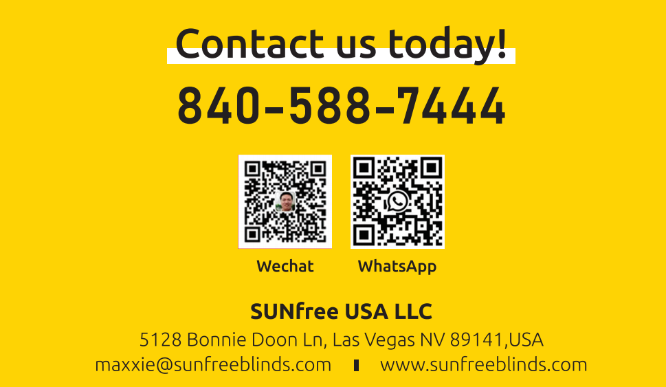 SUNfree blinds and motors